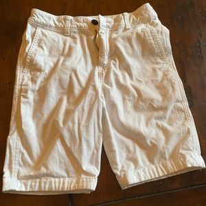 Abercrombie & Kids size 13/14 white shorts